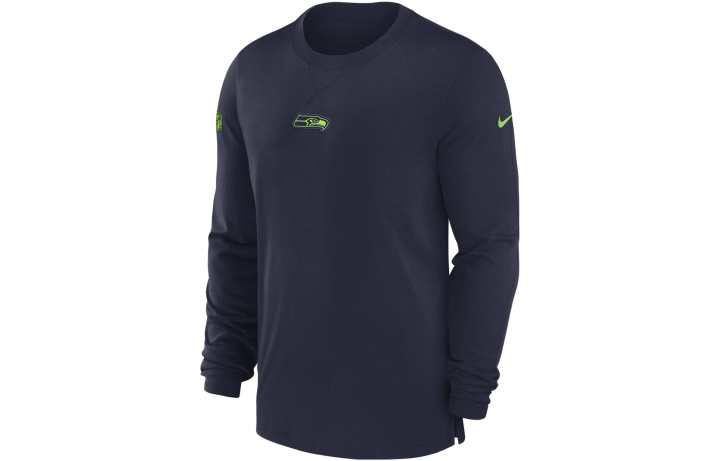 Nike Nike Seattle Seahawks Sideline Coach Men's Nike Dri-FIT Nfl Long-Sleeve Top