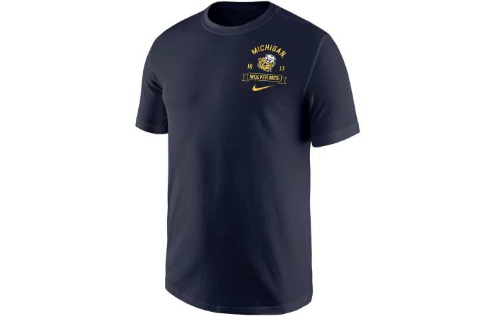 Nike Nike Michigan T Shirt Men's Marine Blue