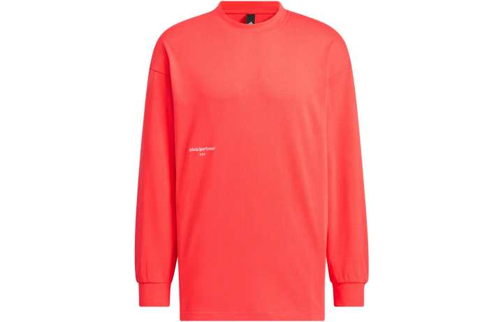 Adidas Adidas T Shirts Men's Light Red Crew Neck Moderate Straight Fit