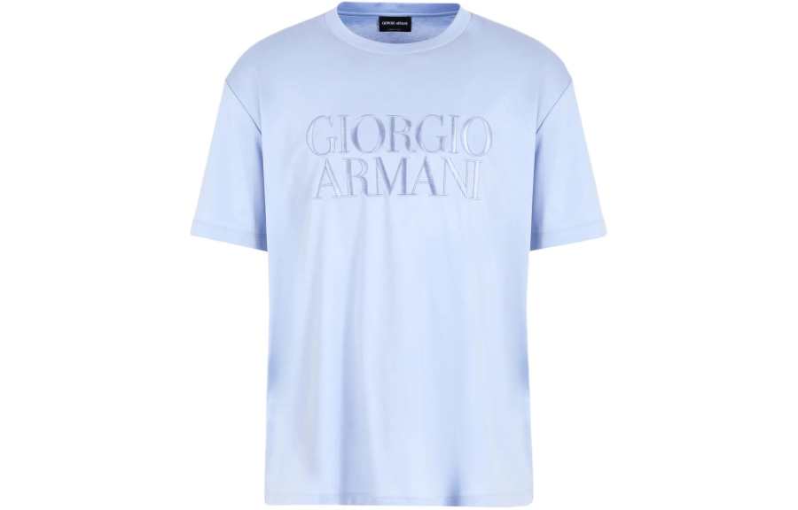 GIORGIO ARMANI SS24 T Shirt Men's Blue