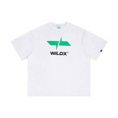 WILDX Summer Basic LOGO Short Sleeved T Shirts Unisex