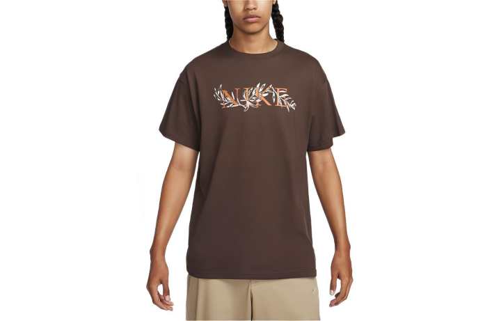 Nike Nike Sportswear T Shirt Men's Brown