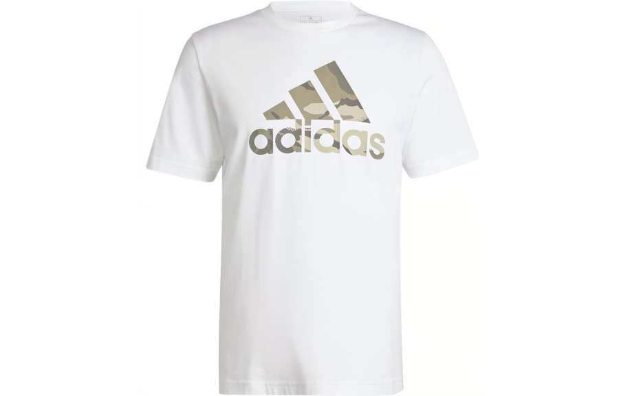 Adidas Adidas Camo Badge Of Sport Graphic T Shirt T Shirt Men's White