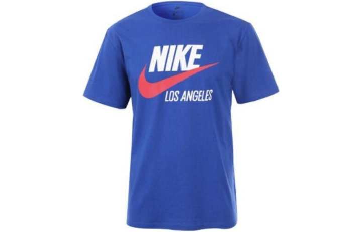 Nike Nike T Shirts Men's Blue Crew Neck Moderate Other