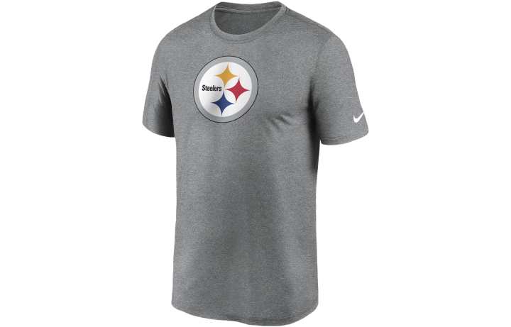 Nike Nike Dri Fit T Shirts Men's Light Gray Crew Neck Moderate Straight Fit