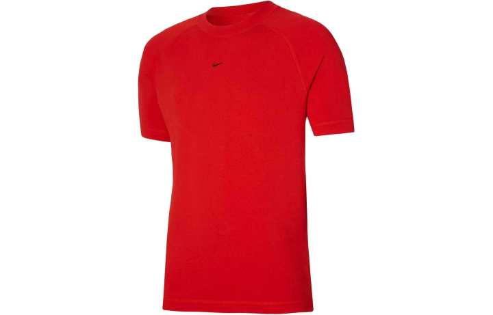 Nike Nike T Shirts Men's Red Crew Neck Moderate Straight Fit