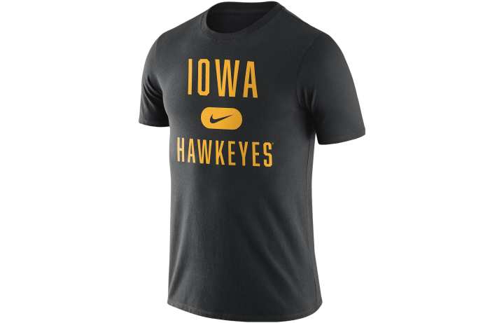 Nike Nike T Shirts Men's Black Crew Neck Moderate