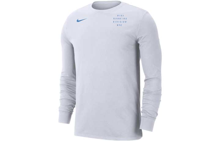 Nike Nike Dri Fit Running Long Sleeve T Shirt T Shirt Men's White