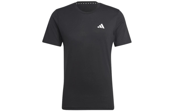 Adidas Adidas Essential T Shirts Men's Black Crew Neck Moderate Straight Fit