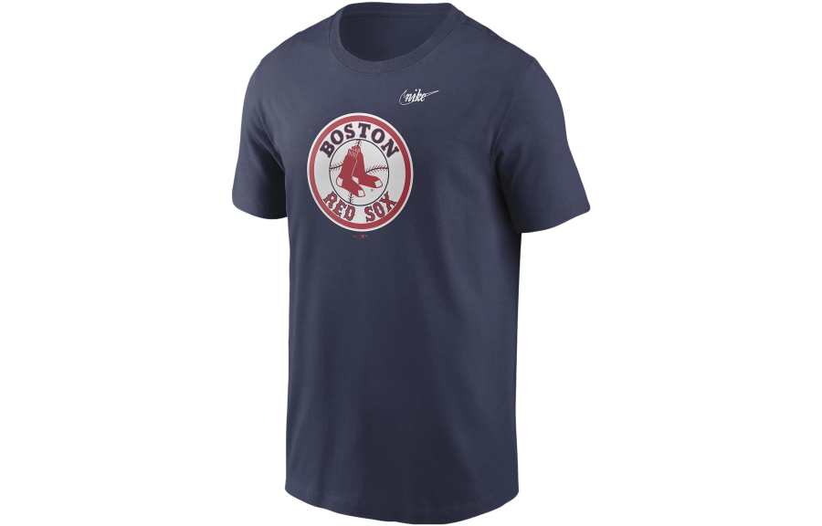 Nike Nike T Shirts Men's Marine Blue Crew Neck Moderate Straight Fit