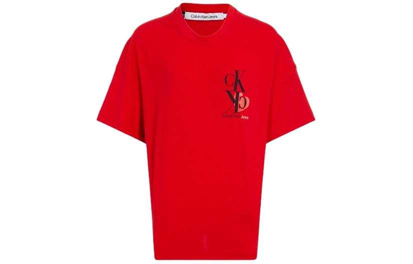 CALVIN KLEIN T Shirt Unisex Red