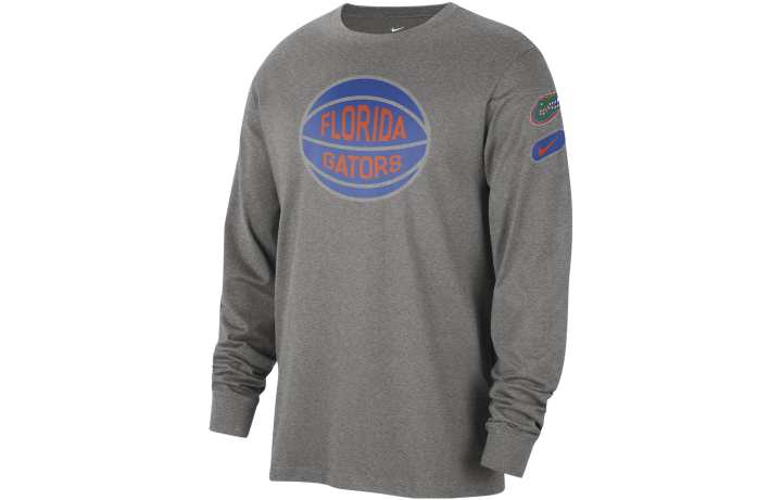 Nike Nike T Shirts Men's Dark Gray Crew Neck Moderate Straight Fit