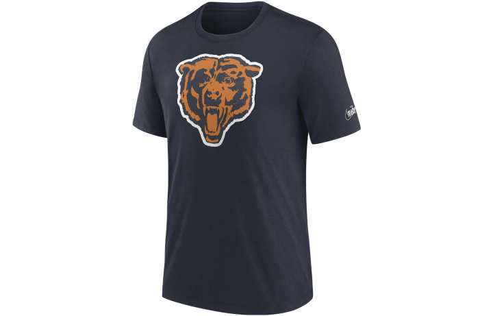 Nike Nike T Shirts Men's Marine Blue Crew Neck Moderate Straight Fit
