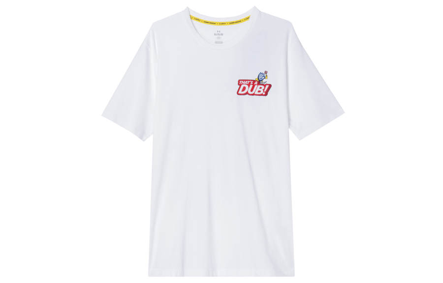 Under Armour T Shirts Men's White Crew Neck Moderate