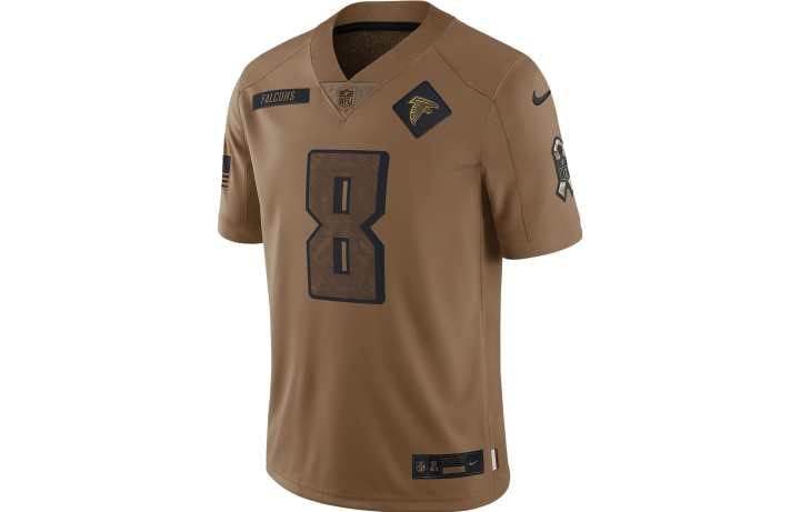 Nike Nike T Shirts Men's Brown V Neck Moderate Straight Fit
