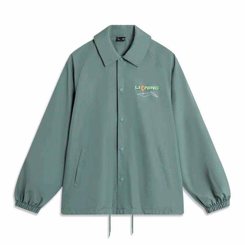 Li-Ning Li Ning Sports Lifestyle Collection Skateboard Collection Jackets & Coats Men's Mountain Green