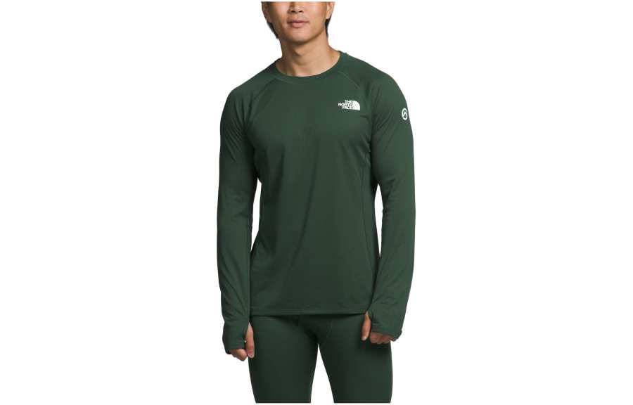 THE NORTH FACE T Shirts Men's Pine Needle Green Color Crew Neck Moderate Straight Fit