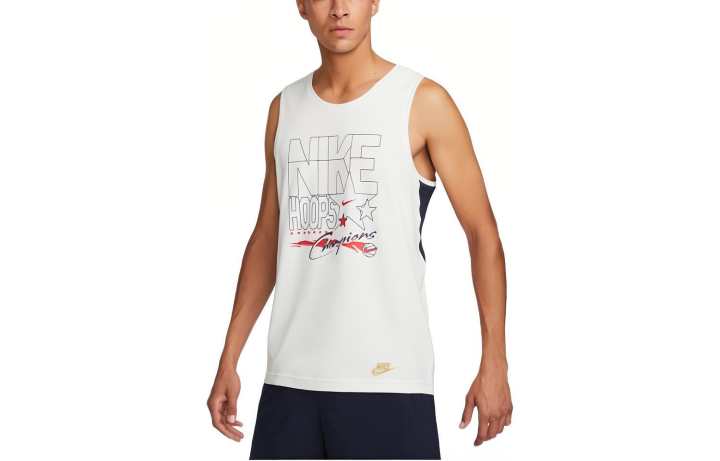 Nike Nike T Shirts Men's White Crew Neck Moderate Straight Fit