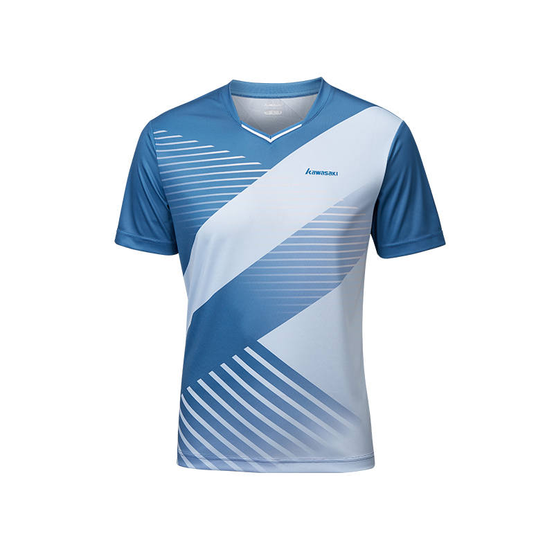 Kawasaki T Shirt Men's Gray Blue