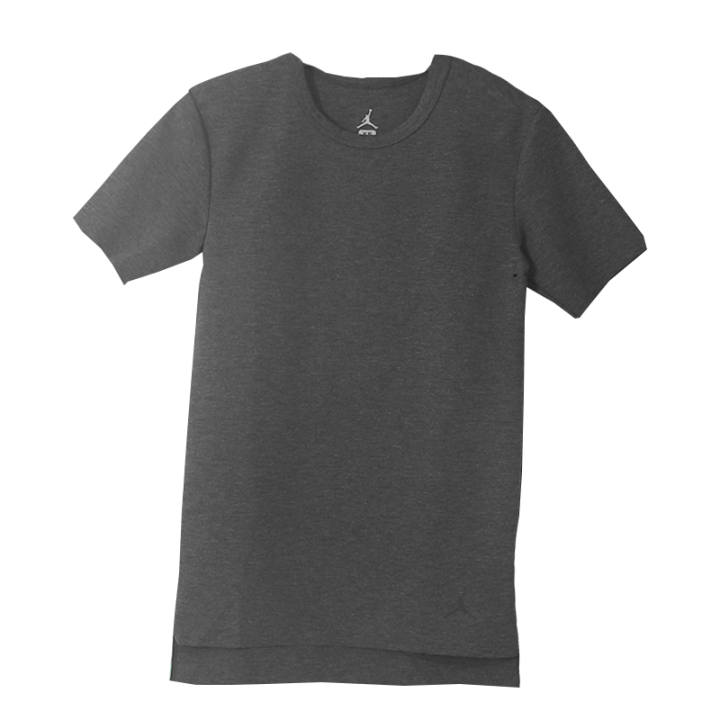 Jordan Jordan T Shirts Men's Gray Crew Neck Moderate Straight Fit
