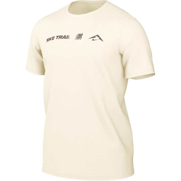 Nike Nike T Shirts Men's Ivory White Crew Neck Moderate Straight Fit