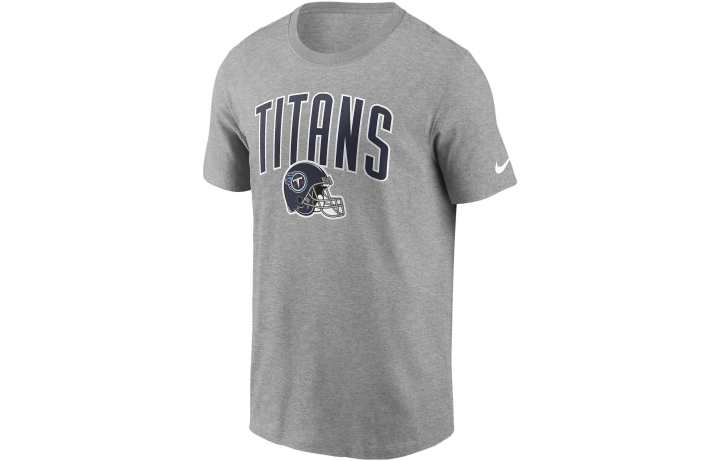 Nike Nike T Shirts Men's Gray Crew Neck Moderate Straight Fit