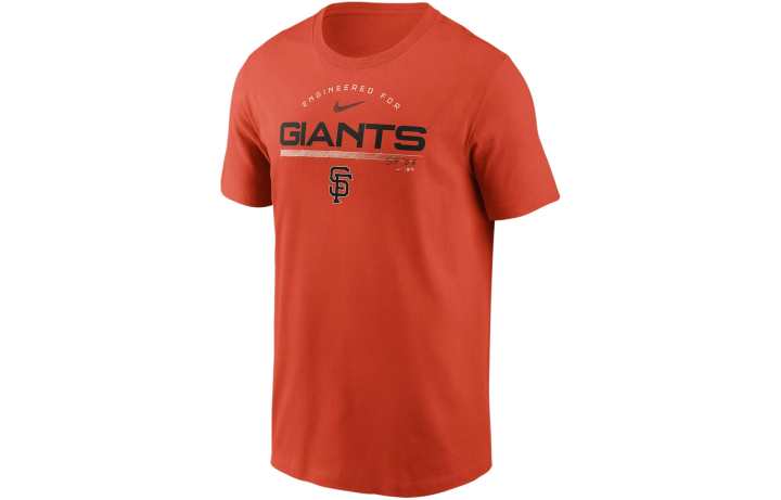 Nike Nike Team Engineered MLB San Francisco Giants T Shirt Men's Orange