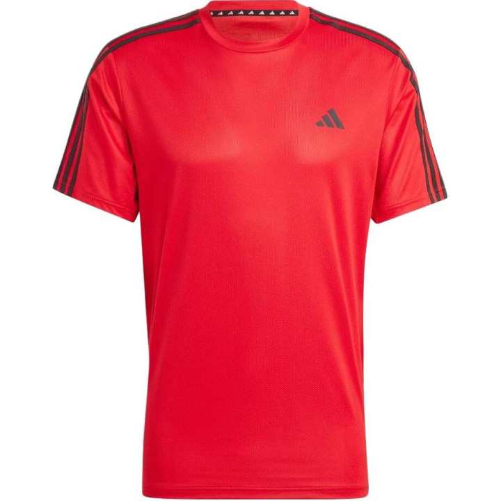Adidas Adidas T Shirts Men's Red Crew Neck Moderate Straight Fit