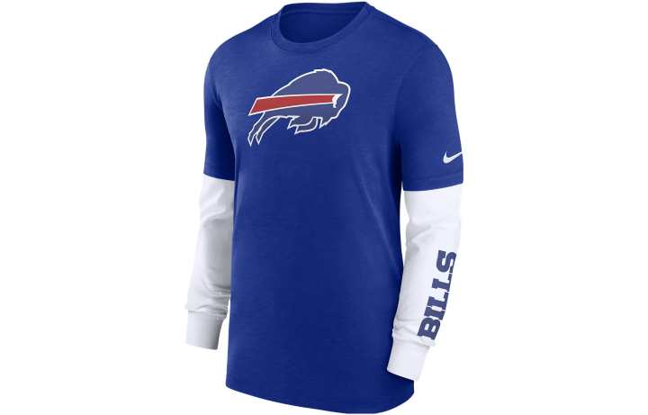 Nike Nike T Shirts Men's Blue Crew Neck Moderate Straight Fit
