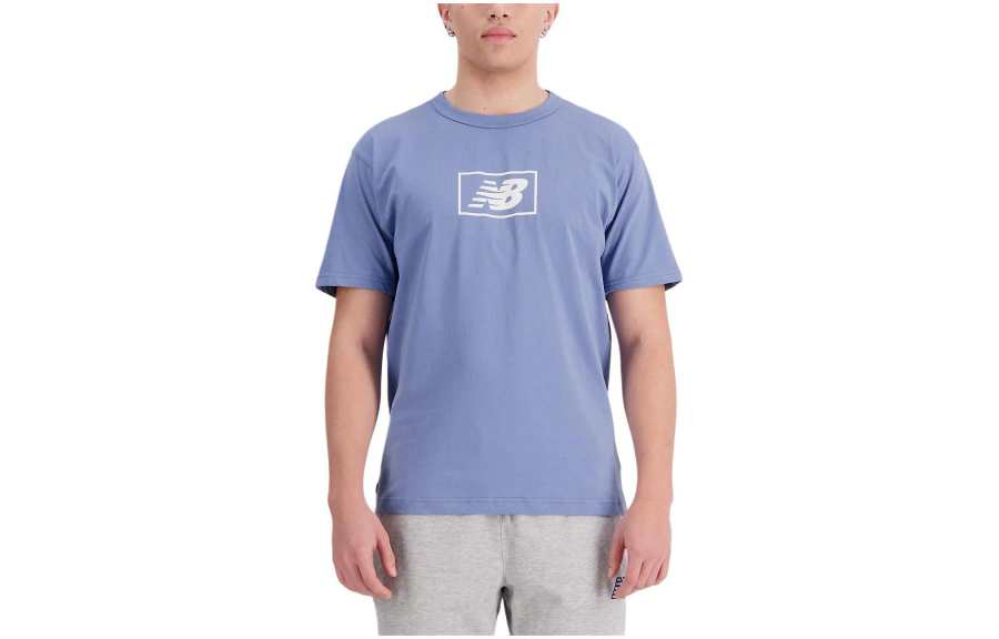 New Balance New Balance Essentials Logo T Shirt T Shirt Men's Purple