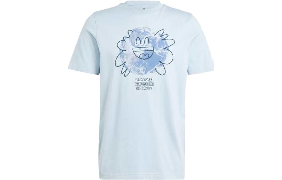 Adidas Adidas Sportswear Change Through Sports Earth Tee T Shirt Men's Blue