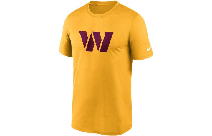 Nike Nike T Shirts Men's Gold Crew Neck Moderate Straight Fit