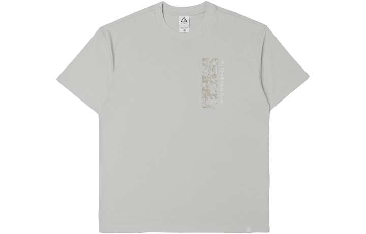 Nike Nike T Shirts Men's Gray Crew Neck Moderate