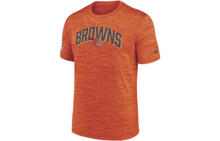 Nike Nike X NFL T Shirts Men's Orange Crew Neck Moderate Straight Fit