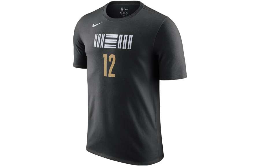 Nike Nike Ja Morant Memphis Grizzlies City Edition T Shirt City Edition, Memphis Grizzlies, Ja Morant Size 12 Men's Black