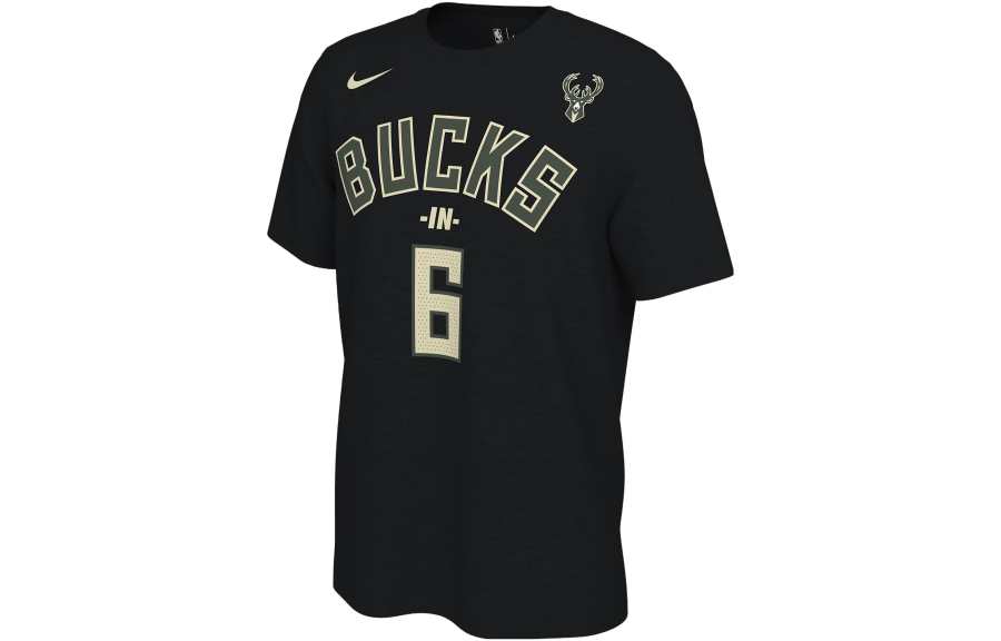 Nike Nike T Shirts Men's Black Crew Neck Moderate Straight Fit
