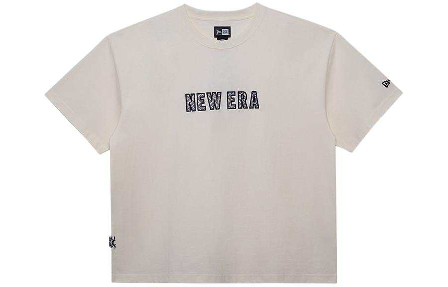New Era SS24 T Shirt Unisex Ivory White