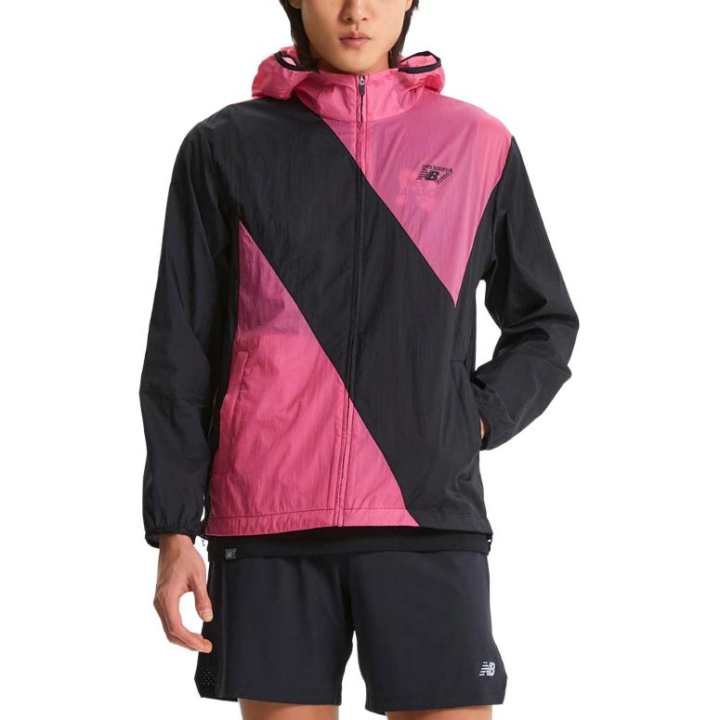 New Balance New Balance Jackets Men's Pink Hooded Moderate Other