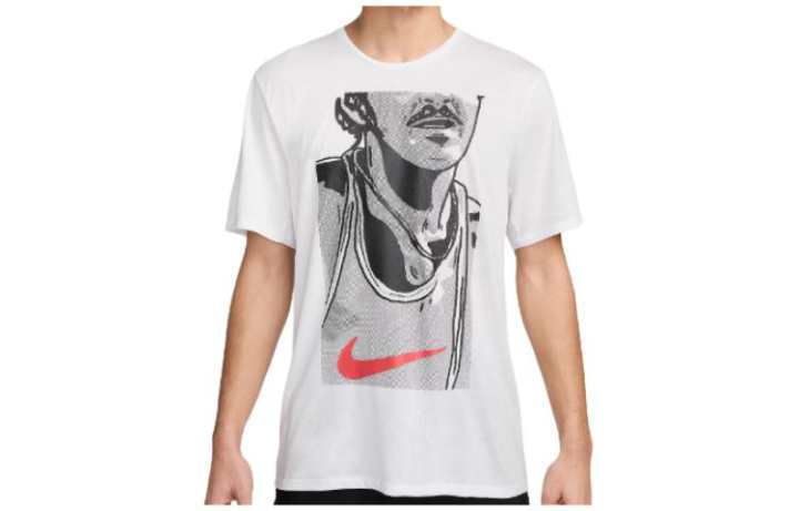 Nike Nike T Shirts Men's White Crew Neck Moderate