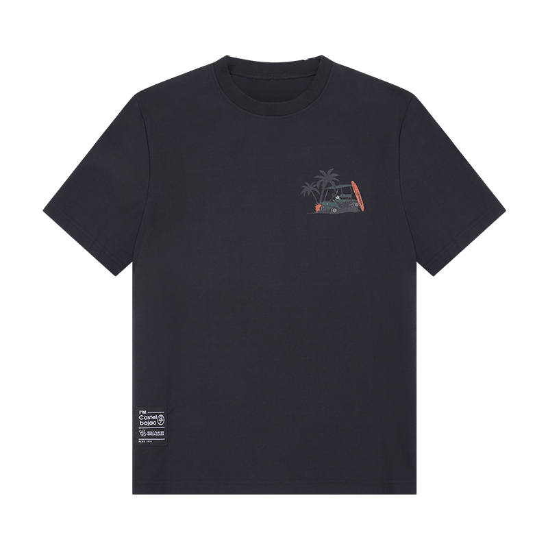 CASTELBAJAC T Shirts Men's Crew Neck Moderate Straight Fit