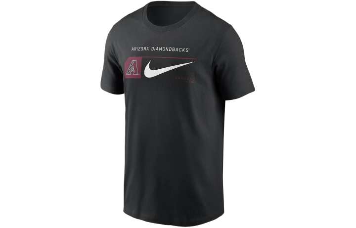 Nike Nike Arizona Diamondbacks Team Swoosh Lockup T Shirt Men's Black
