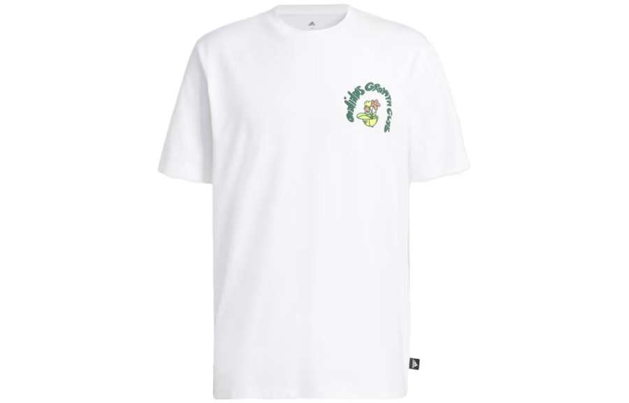 Adidas Adidas Growth Club Flower Cap Graphic Tee T Shirt Men's