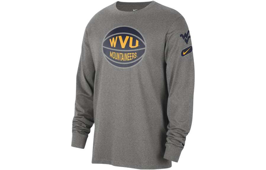 Nike Nike West Virginia Fast Break Men's Nike College Long Sleeve T Shirt
