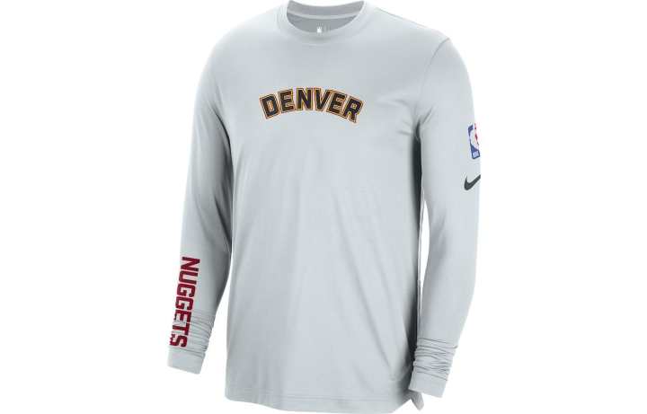 Nike Nike T Shirts Men's Light Gray Crew Neck Moderate Straight Fit