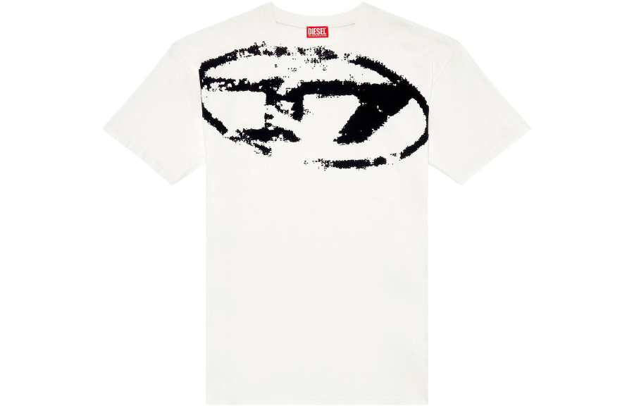 DIESEL T Boxt Logo Printed Crewneck T Shirt