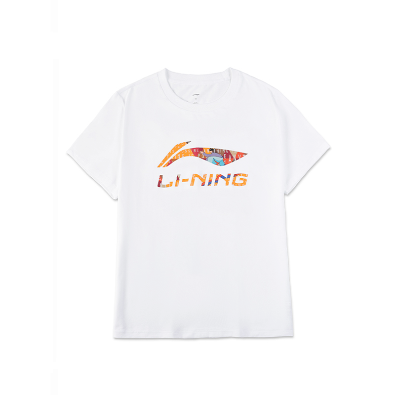 Li-Ning Li Ning Sports Fashion Collection T Shirt Unisex White