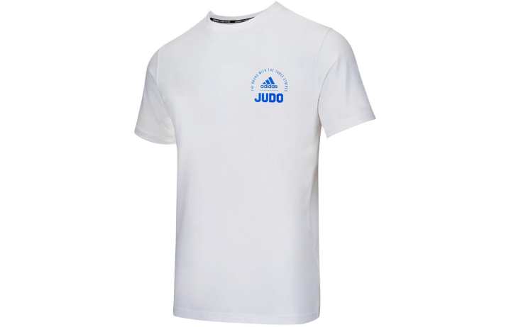 Adidas Adidas T Shirt Unisex White Blue