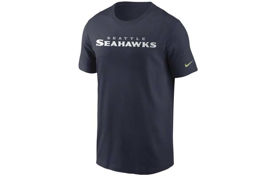 Nike Nike T Shirts Men's Marine Blue Crew Neck Moderate Straight Fit