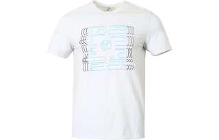 Rock Cloud T Shirts Men's White Crew Neck Moderate Straight Fit