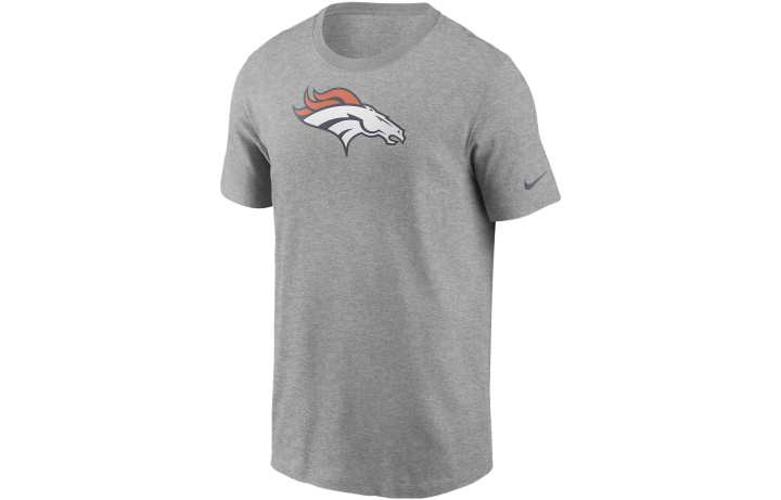 Nike Nike T Shirts Men's Gray Crew Neck Moderate